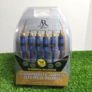 Acoustic Research Performance Series 12Ft Composite Video Stereo Audio New APO62